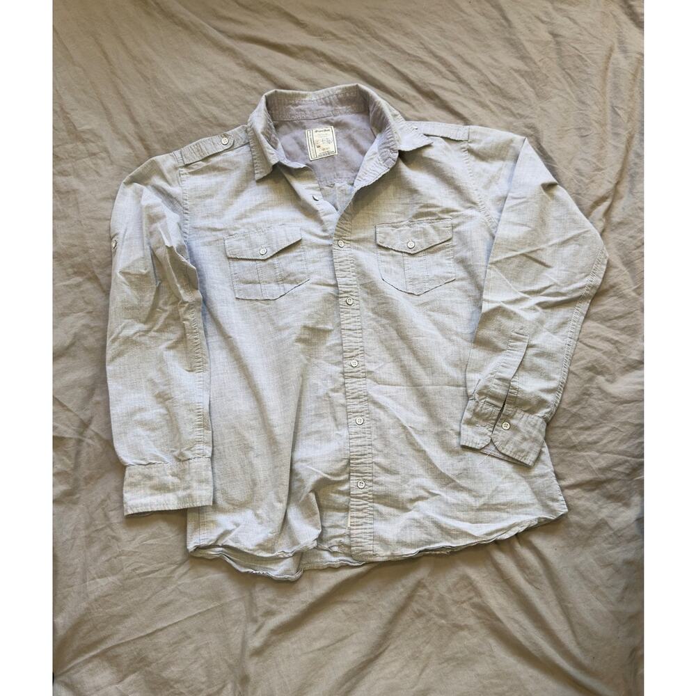 Colours Alexander Julian Men's Light Blue Button Down Shirt